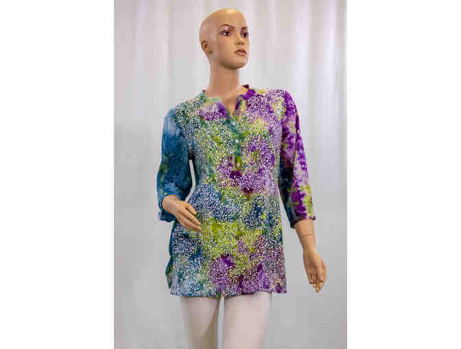 Ice Dyed Chico's Blouse