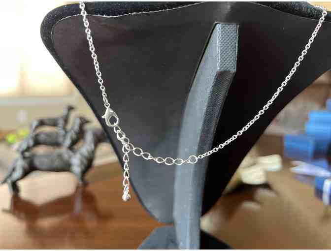 Bali inspired Sterling silver engraved cross Pendant with chain