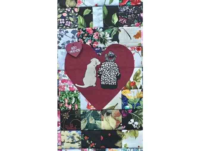 Handmade 'Best Friends' Quilted Wall Hanging