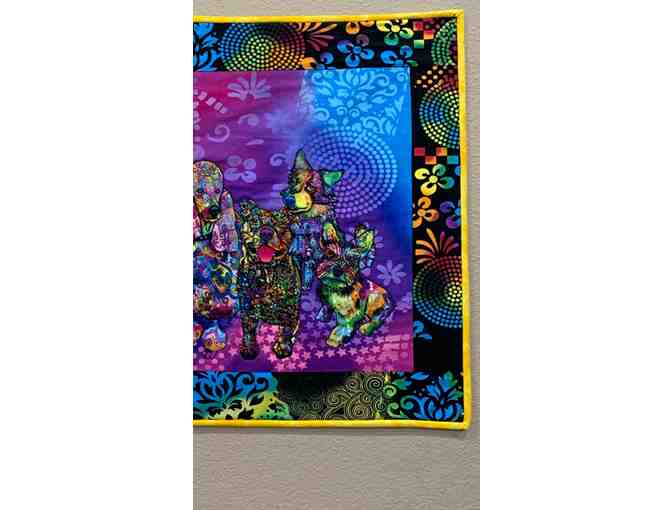 'Chic Dogs' Quilted Wall Hanging