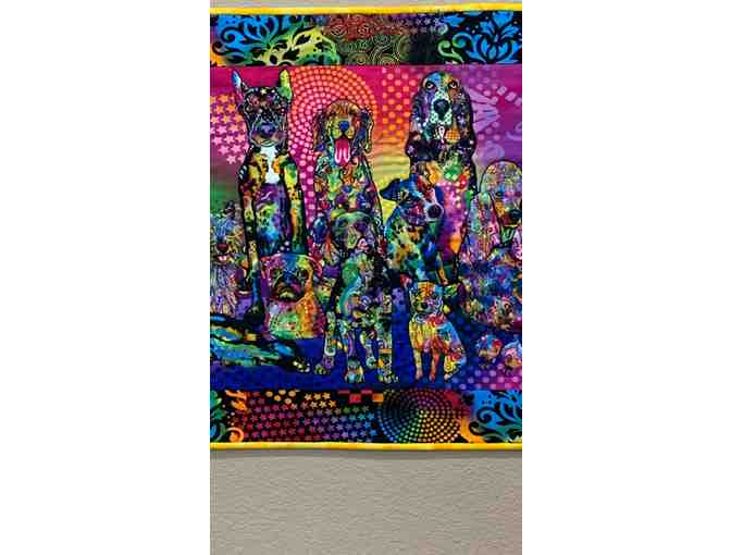 'Chic Dogs' Quilted Wall Hanging