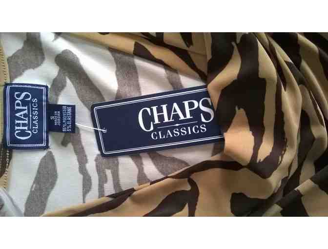 Animal Print Top lady size small Tan + Brown Tank