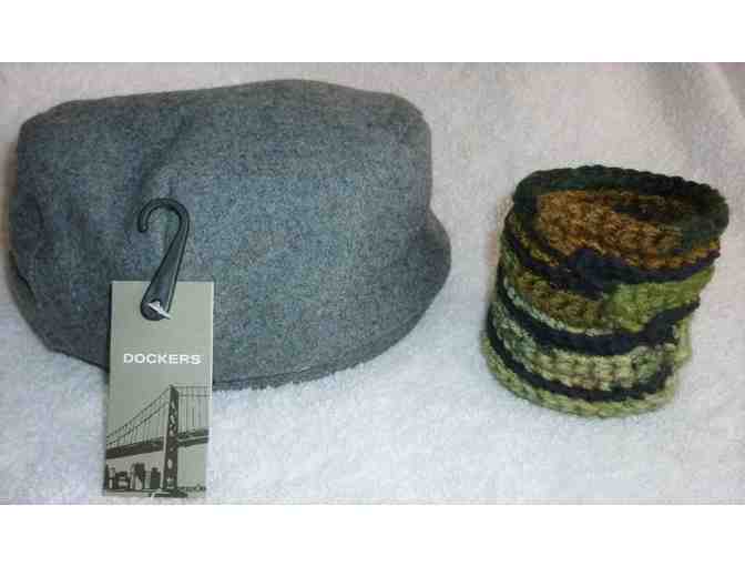 Men's Driving Hat Charcoal Gray Size Small/Medium