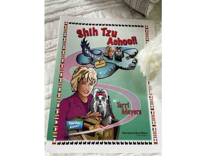 My book, Shih Tzu Achoo!! Signed with plus dog