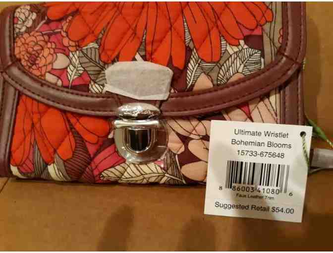 VERA BRADLEY fabric wristlet
