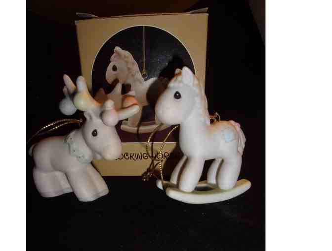 Lot 2- Precious Moments Christmas Ornaments