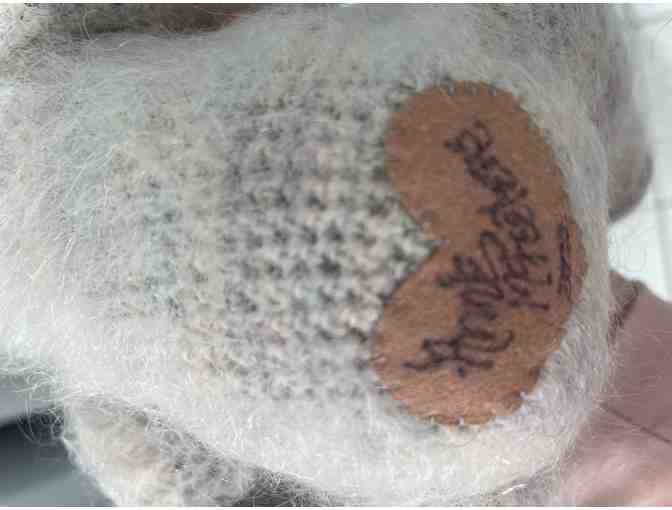 Unique Hand-Dyed, Spun, Felted Vintage Teddy Bear