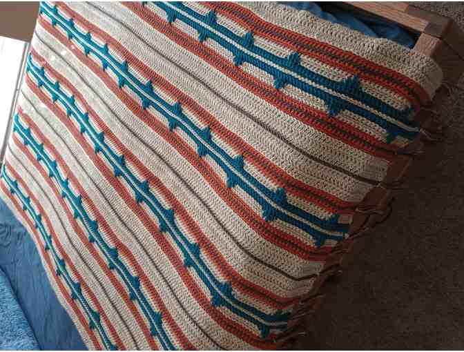 Handmade Southwest Striped Throw