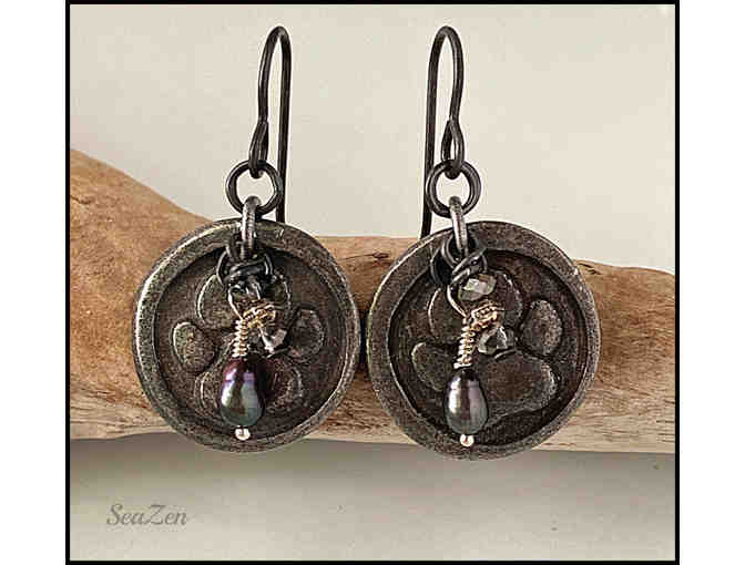 Dog Paw Charm Earrings