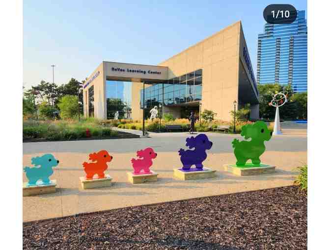 Sterling Silver Lucky Dog Necklace with Heart Charm