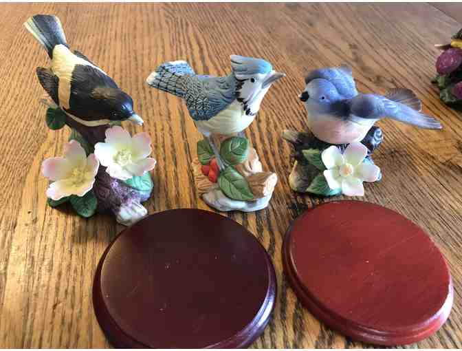 Lot of 7 Mini Porcelain Bird Figurines