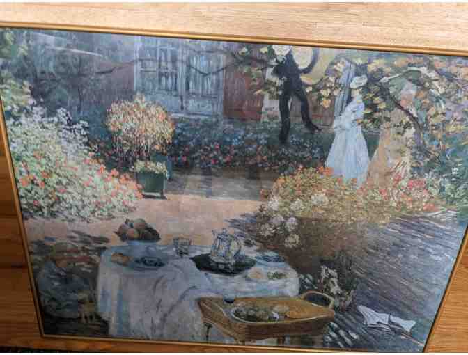 Framed impressionist print