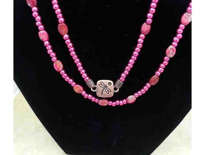 Pink Dream Necklace & Earrings Set