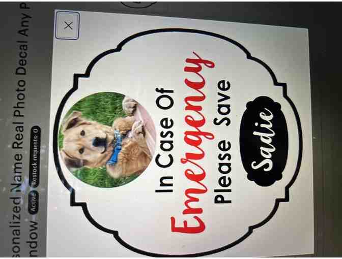 Emergency Pet Decals set of 2