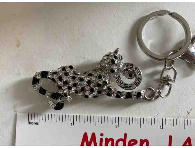 Effy Panther Rhinestone Key Ring