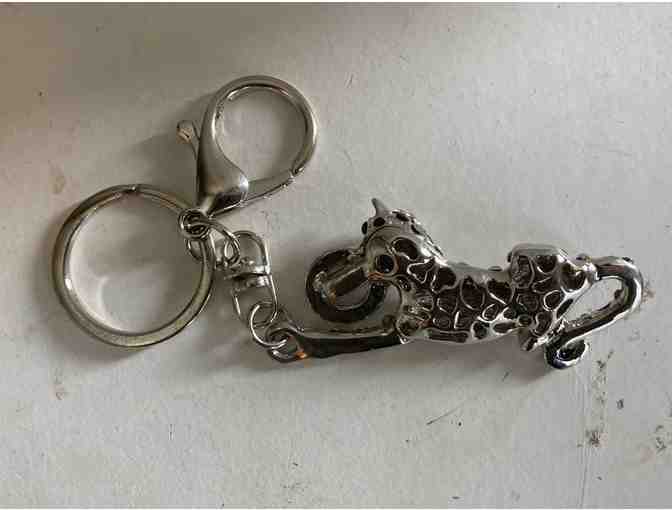 Effy Panther Rhinestone Key Ring
