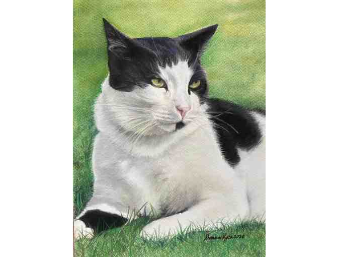 Custom Pet Portrait 8x10 full color