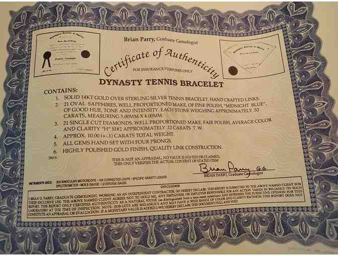 Dynasty Tennis Bracelet