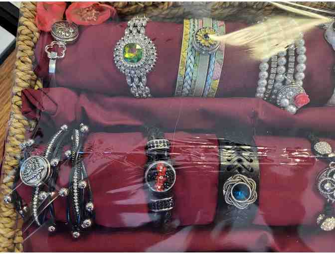 Beautiful Basket of Snap Jewelry