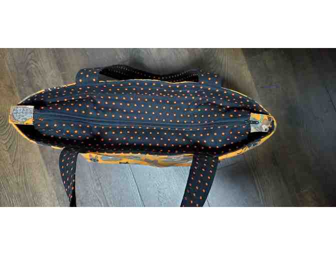Halloween Dog Tote with Zipper top