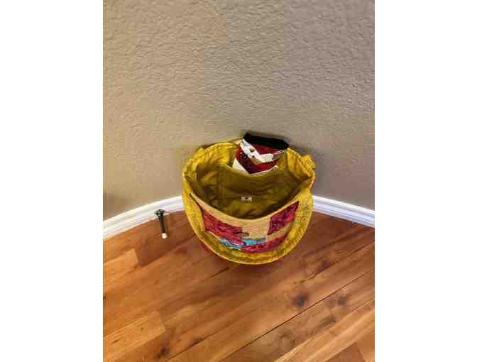 Handmade Patchwork Quilted Tote w/Bonus Gift