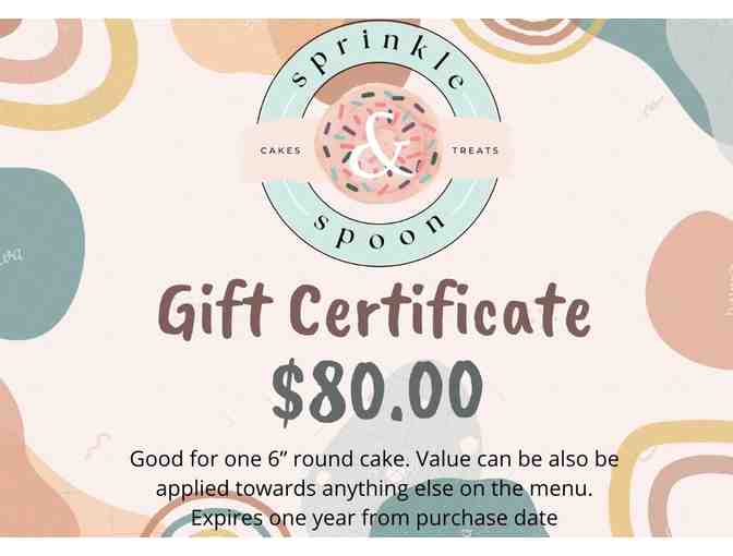 Sprinkle and Spoon Cakes and Treats Gift Certificates (Peyton, CO)