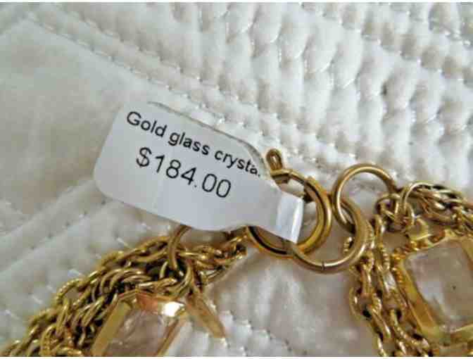 Monet Crystal Chain Necklace