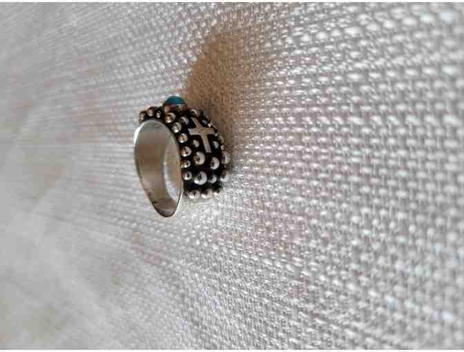 Sterling Silver Ring with Turquoise Stone