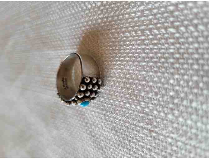 Sterling Silver Ring with Turquoise Stone