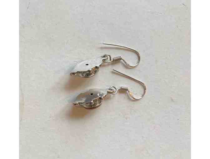 Sterling Silver and Sunstone Earrings