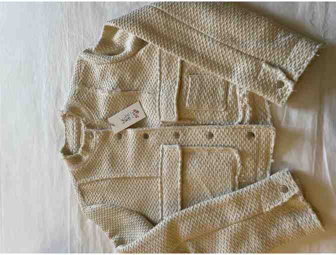 McGuire Ivory Boucle Jacket, Size L