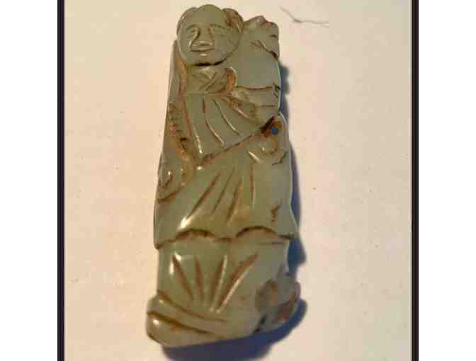 Antique Jade Figurine Pendant or Decorative Piece