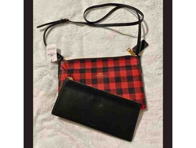 Coach Crossbody Buffalo Plaid