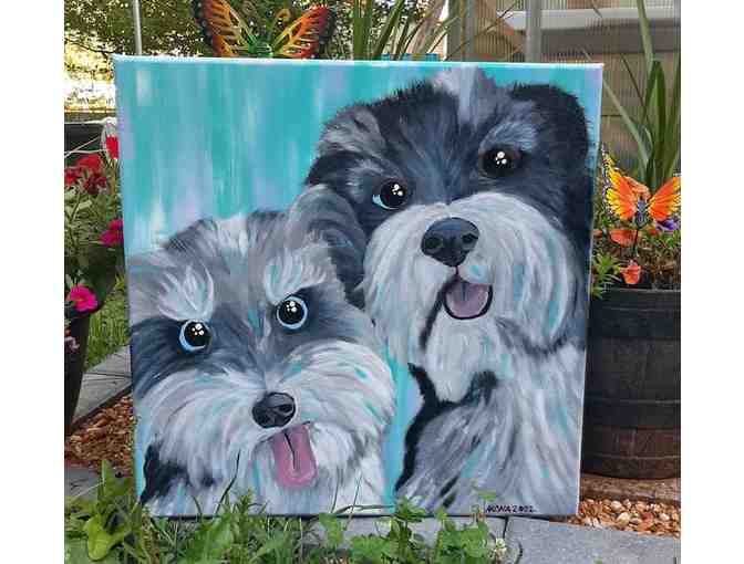 Custom Hand-Painted Pet Portrait