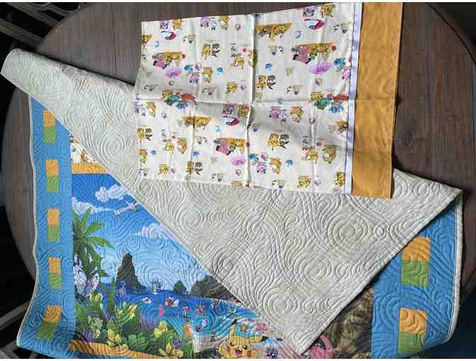 PokÃ©mon quilt plus pillowcase