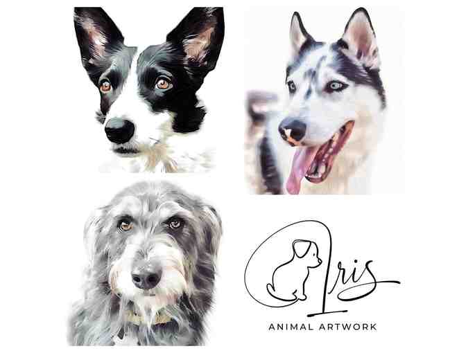 PET PORTRAIT PACKAGE: OUTDOOR PHOTO SHOOT & CUSTOM PET PORTRAIT