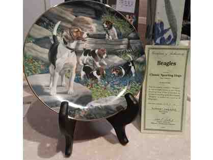 BEAGLES Classic Sporting Dogs Plate Collection
