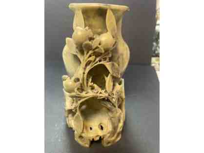 Antique Chinese Soapstone Carving, Vase