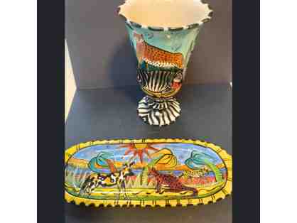 Vintage Hand-Painted Zimbabwe Ceramics Pcs (Penzo)