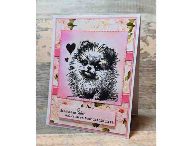 10 original greeting cards with dogs