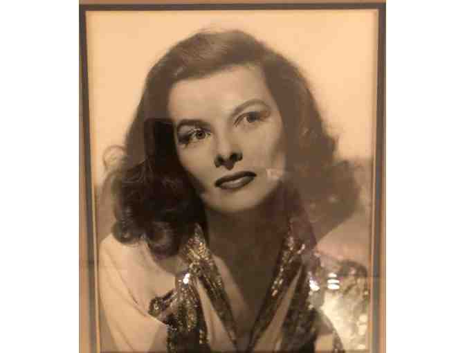 Katherine Hepburn Framed Photo and Note