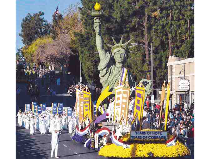 2020 Rose Parade Bracelet and Framed 2020 Rose Parade Float Image