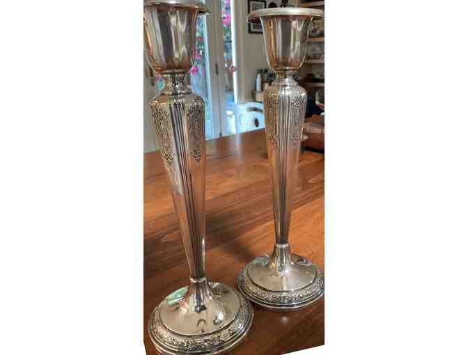 1930’s Sterling Silver Candlesticks –