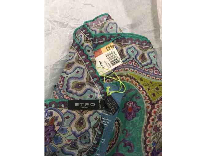 Etro 100% Silk Scarf from Milan