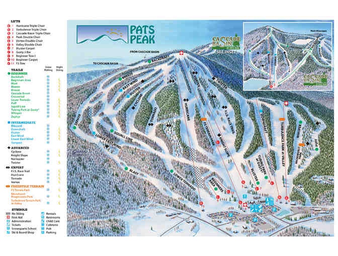Pats Peak, Henniker NH - Two Weekday/Night Ticket Vouchers