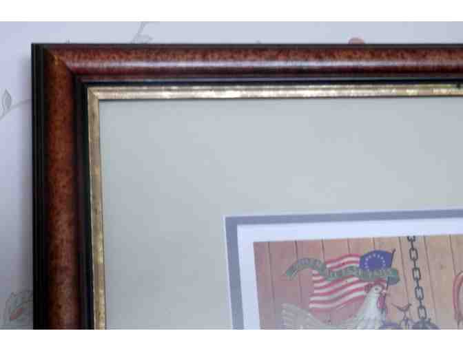 Charles Wysocki Framed Print 'Elmer and Loretta Hanging Out'