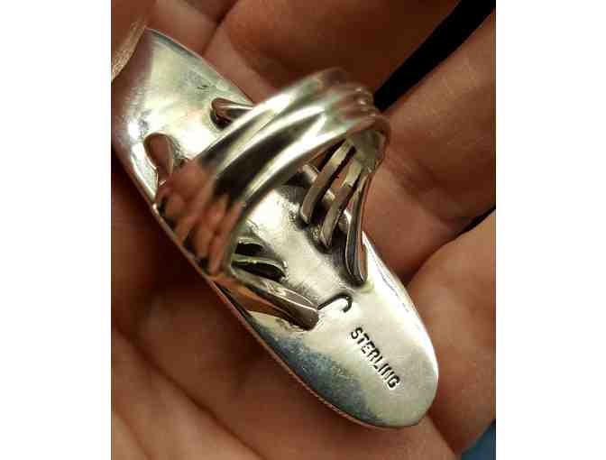 Sterling Silver and Onyx Ring