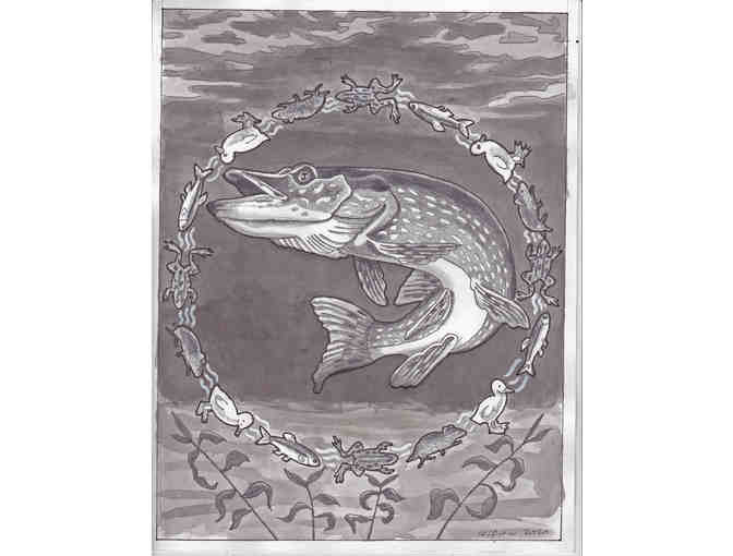 Five Animal 'Shaman' Prints by Richard Widhu