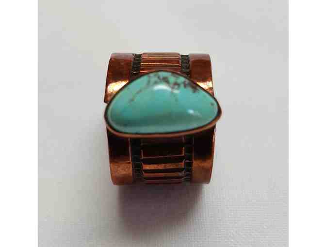 Copper Ring with Turquoise Stone