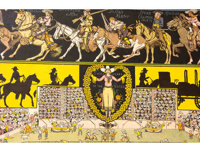 Evolution of the Cowboy - circa 1933 Poster by Jo Mora